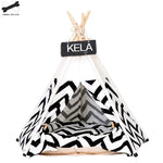 Tenda para animais de estimação, cama para gatos, tenda portátil com almofada grossa e 6 cores disponíveis para excursão de cachorro e cachorro ao ar livre e interno