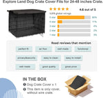 Canil do cão de estimação capa 210d oxford dustproof impermeável durável gaiola do cão capa poeira ao ar livre dobrável universal gaiola do cão acessório