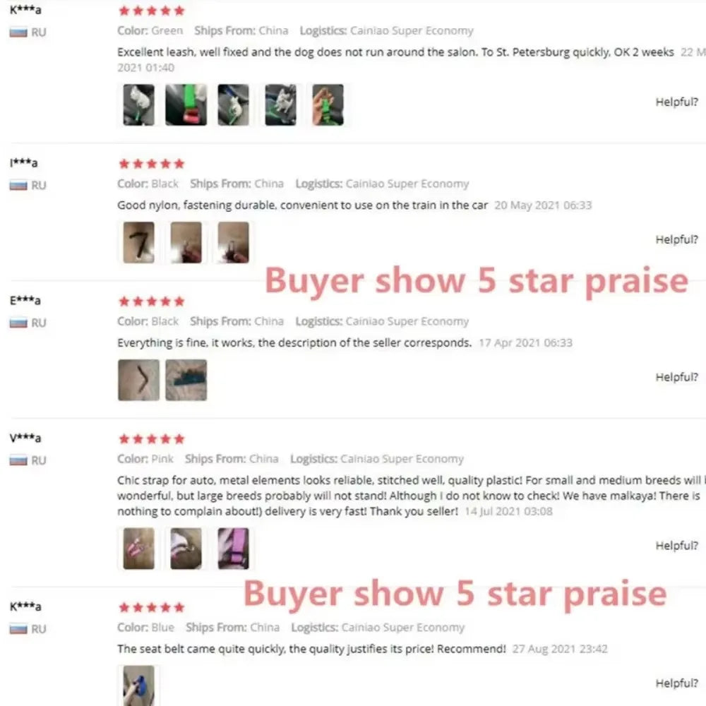 Cinto de segurança para carro e gato, acessórios para cães, arnês ajustável, trela de chumbo, clipe de viagem pequeno e médio, coleira para cachorro, itens para animais de estimação