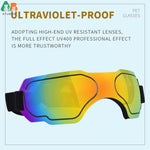 Óculos de sol para cães pequenos, óculos para cães com alça ajustável, proteção UV, à prova de vento, óculos de sol para cachorros, adequados para cães e animais de estimação