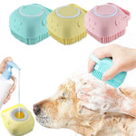 Banheiro filhote de cachorro grande cão gato banho luvas massagem escova macio segurança silicone acessórios para animais de estimação para cães gatos ferramentas mascotas produtos