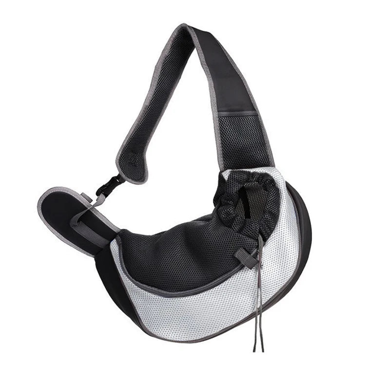Portátil pet frente saco cão mochila malha respirável pet bolsa de ombro ao ar livre viagem pet filhote de cachorro transportadora s/l sling bolsa