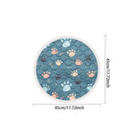 Biai círculo novo tapete antiderrapante para animais de estimação à prova dwaterproof água cão xixi almofada respirável gato esteira lavável pet fralda almofada alta absorvente pet esteira