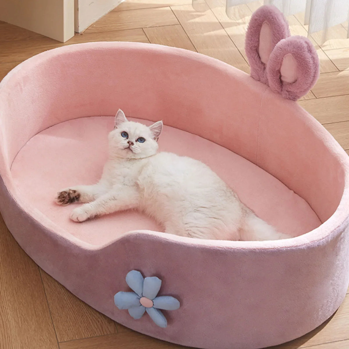 Cama macia para animais de estimação, removível, lavável, para dormir, muito macia, confortável, quente, esteiras para gatos, quatro estações, suprimentos de camas destacáveis para animais de estimação