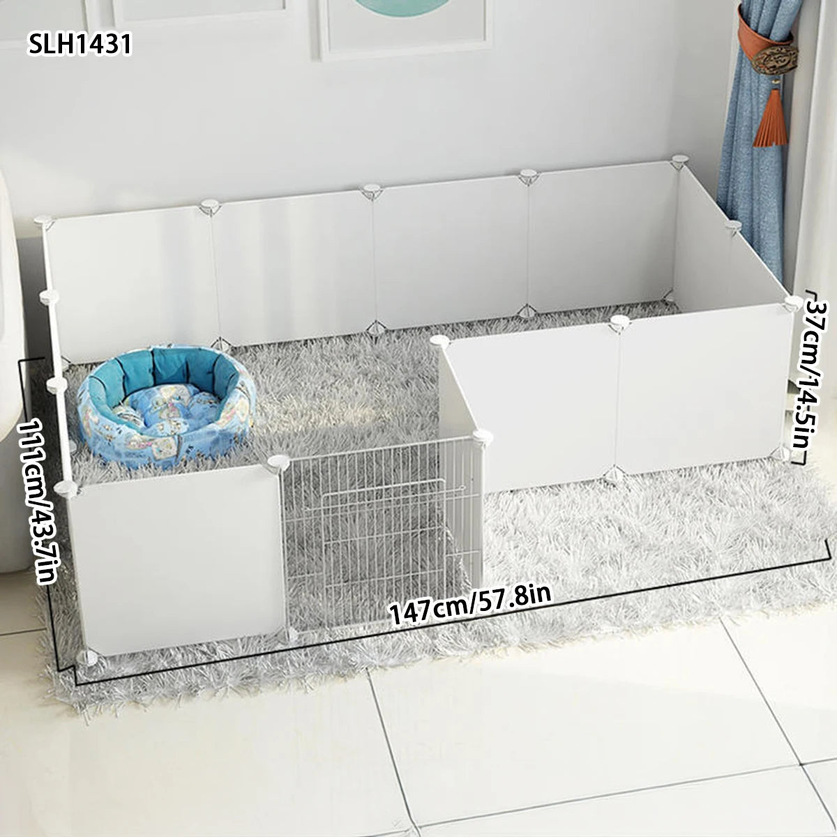 Ferro interior Pet Cerco, pequeno cão isolamento porta, coelho Guardrail, Teddy Fence, cão casa, gato gaiola