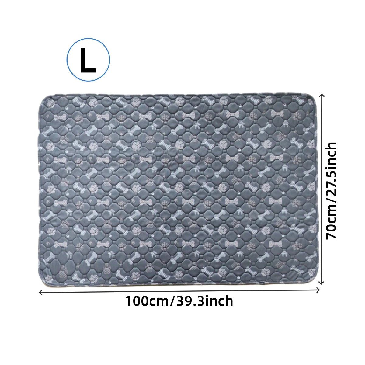 Almofada de xixi para cães lavável de 4 camadas, almofadas de treinamento para gatos de estimação, almofadas reutilizáveis para parto de cachorros, tapetes protetores antiderrapantes para gaiola de cães