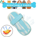 Sapatos para cães, botas respiráveis de malha para caminhadas, corrida, caminhadas, botas macias e antiderrapantes com sola de borracha robusta, alças ajustáveis