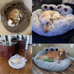 Cama de cachorro fofa, canil de pelúcia, acessórios para animais de estimação, produtos para cães grandes, cama, sofá, cesta, tapete pequeno, gatos, almofada grande, filhote de cachorro, animais de estimação
