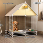 Gaiola para cães, casa interna, tamanho pequeno, cães com vaso sanitário separado, cerca para cães de estimação, teddy bichon, casa especial para cães