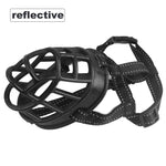 Focinho de silicone macio para cachorro, cesta respirável, focinhos para cães pequenos, médios, grandes e x-grandes, cachorrinho, evita latidos, capa de boca para cachorro