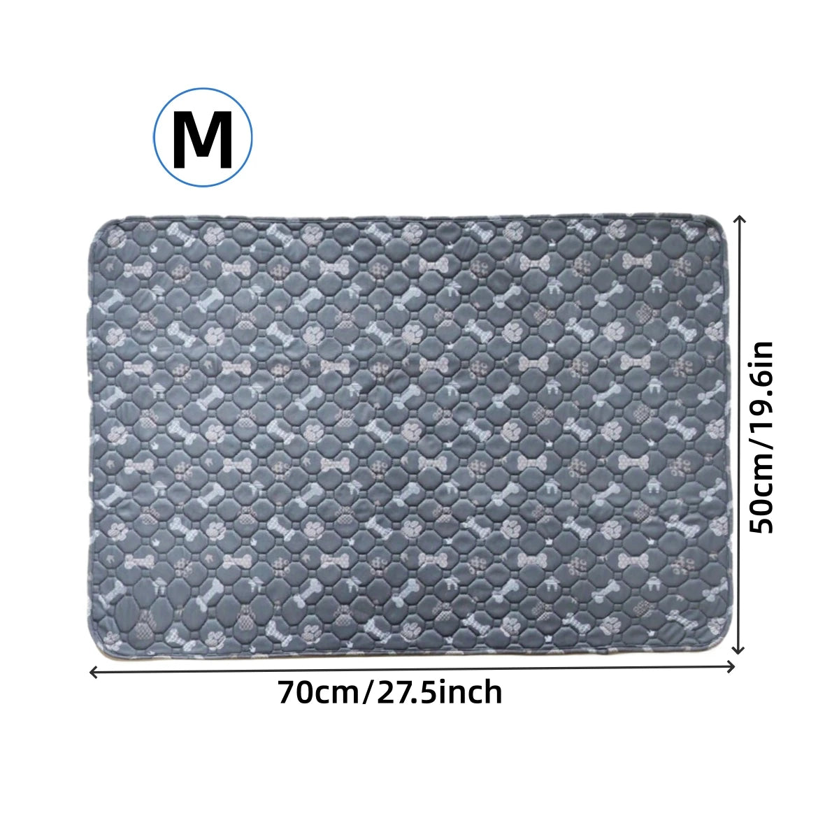 Almofada de xixi para cães lavável de 4 camadas, almofadas de treinamento para gatos de estimação, almofadas reutilizáveis para parto de cachorros, tapetes protetores antiderrapantes para gaiola de cães