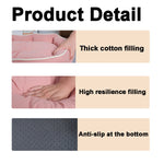 Cama grande para cães e gatos, almofada para todas as estações, verão, dormir, filhote de cachorro, buldogue francês, teédia, resfriamento, cama para gatos, para cães pequenos, animais de estimação