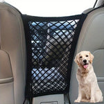 1pc pet veículo isolamento net pet cão capa de assento de carro portátil on-board rede protetora carro pet rede de segurança preto