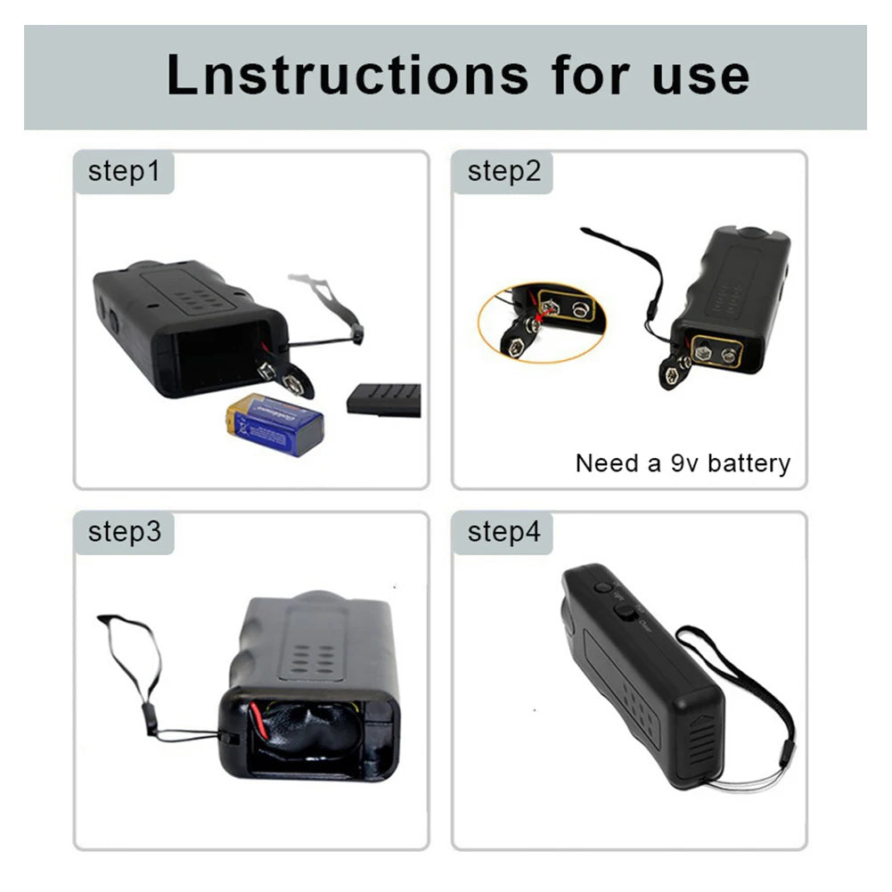Dispositivo de controle ultra-sônico anti-latindo para o cão, cão portátil latindo, luz LED, impedimento a pilhas, ao ar livre