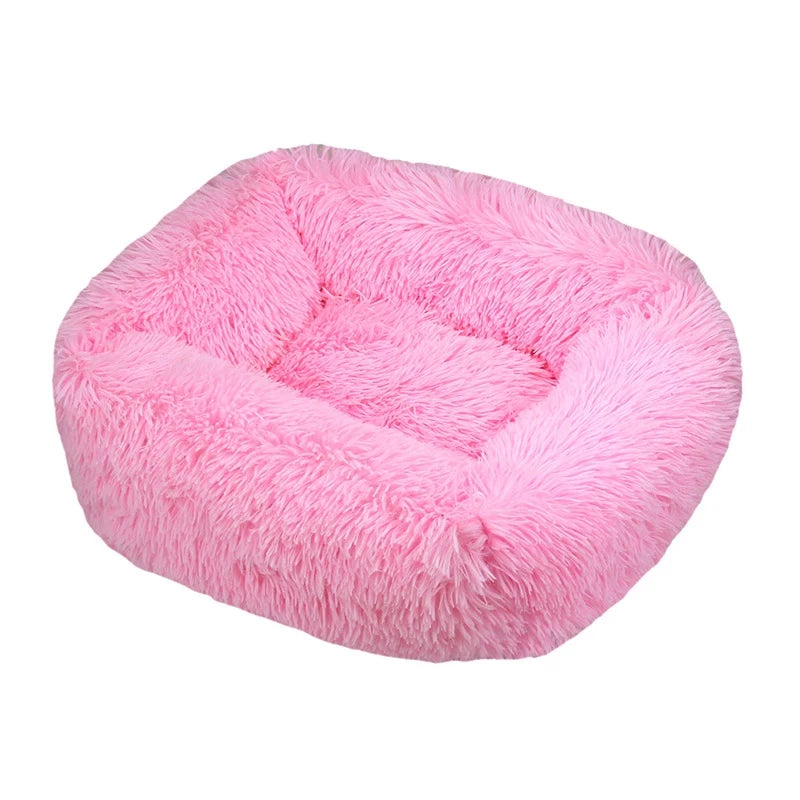 Cama retangular de pelúcia para cachorro, tapete quente de inverno, pequeno, médio e grande, para animais de estimação, canil, filhote de cachorro, sofacama, almofada para gato, animais de estimação, acessórios para sofá