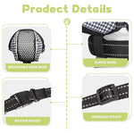 Focinho macio do cão para cães pequenos e grandes, Anti morder, máscara de mastigação, respirável, sem casca, malha impressa, cobertura completa focinhos