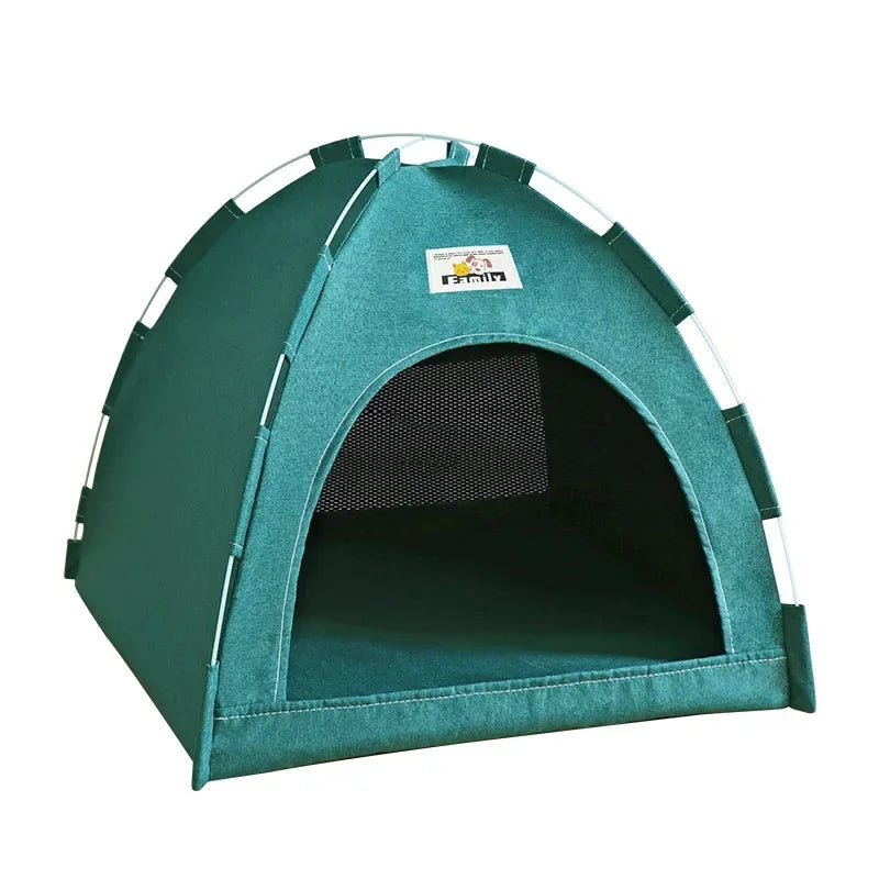 Four Seasons Universal Pet Tent, removível e lavável gato e cão ninho, respirável dobrável casa de gato, verão, novo