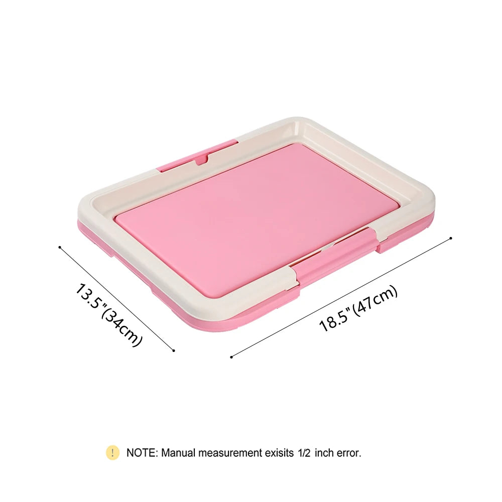 Vaso sanitário portátil para treinamento de cães, vaso sanitário para animais de estimação, para cães pequenos, gatos, caixa de areia, suporte para almofada de cachorro, bandeja, suprimentos para animais de estimação