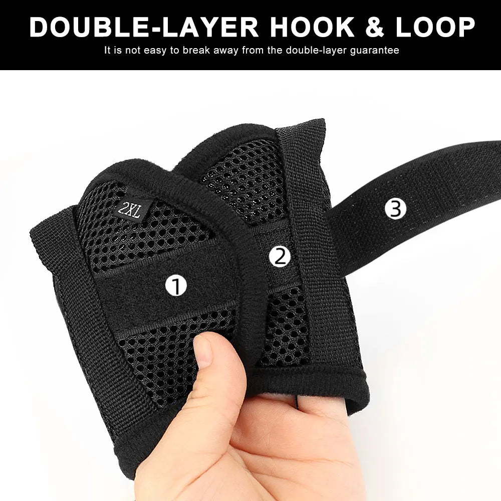 Respirável Mesh Dog Focinho, Anti morder, Nylon, focinho de treinamento, Anti Bark, Soft Pet Mask, pequeno, médio, cães grandes, Pitbull