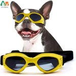 ATUBAN Óculos de sol para cães pequenos, à prova d'água, à prova de vento, proteção UV, óculos de sol para animais de estimação, motocicleta para cachorrinho, gato (VERMELHO)
