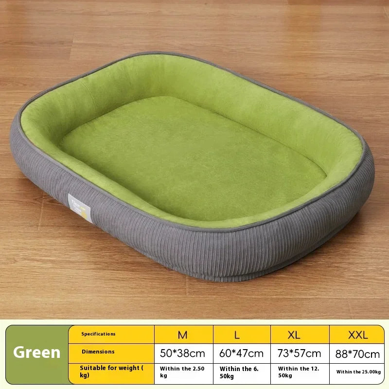 Cama de cachorro lavável removível para todas as estações para cães pequenos/médio - Tapete térmico de inverno para sofá para animais de estimação com capa removível