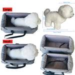 Cama de assento de carro para cães, cama central de assento de carro portátil para cães pequenos e gatos, bolsa de viagem de segurança, acessórios para cães