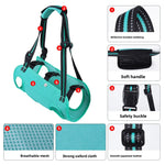 Suporte corporal ajustável para cães, arnês de elevação para cães idosos feridos, auxiliar de reabilitação, colchas para animais de estimação com deficiência