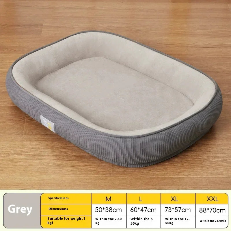 Cama de cachorro lavável removível para todas as estações para cães pequenos/médio - Tapete térmico de inverno para sofá para animais de estimação com capa removível
