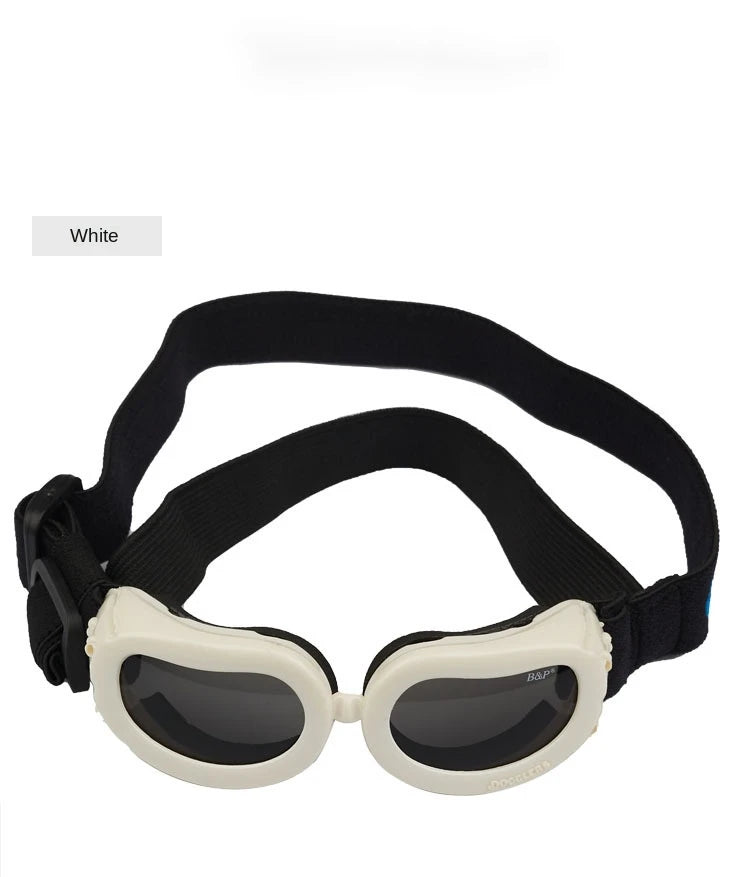 Decorações de Natal Óculos De Sol, Proteção UV Goggles, Eye Wear, Alça Ajustável, Impermeável Pet Sungla, Cão Pequeno