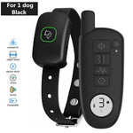 Impermeável choque elétrico Dog Training Collar, som de vibração, colar de casca para cães pequenos, médios, grandes, 1000 pés