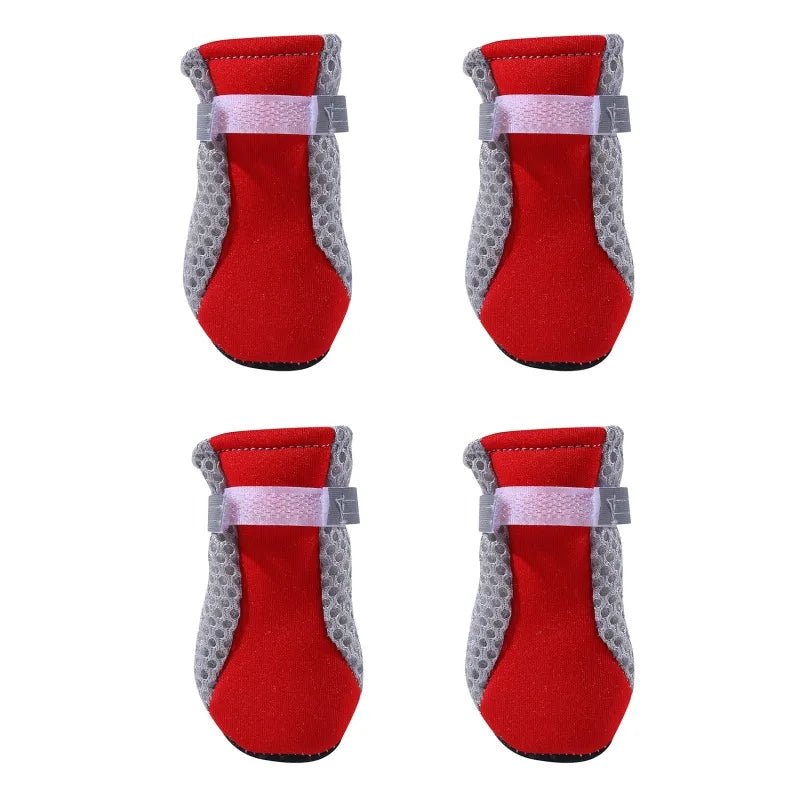 Cão de estimação sapatos filhote de cachorro ao ar livre fundo macio para gato chihuahua botas de chuva botas à prova dwaterproof água perros mascotas botas sapato para cachorro