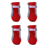 Cão de estimação sapatos filhote de cachorro ao ar livre fundo macio para gato chihuahua botas de chuva botas à prova dwaterproof água perros mascotas botas sapato para cachorro