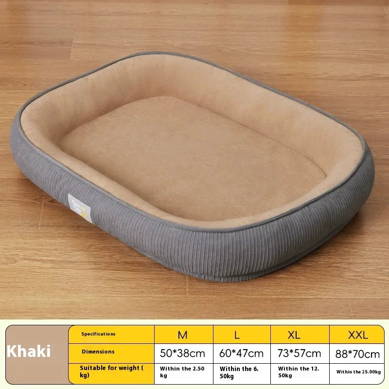Cama de cachorro lavável removível para todas as estações para cães pequenos/médio - Tapete térmico de inverno para sofá para animais de estimação com capa removível