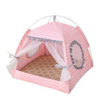 Tenda para gatos de estimação, caverna de verão, casa de dormir para gatos, gatinho, filhote de cachorro, gaiola, cesta, mesa de gato, canil, cama pequena para cães