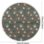 Biai círculo novo tapete antiderrapante para animais de estimação à prova dwaterproof água cão xixi almofada respirável gato esteira lavável pet fralda almofada alta absorvente pet esteira