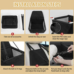 Almofada de assento para animais de estimação, removível e lavável, saco de suspensão, assento de segurança, cama para animais de estimação, ninho de carro, experiência de viagem confortável