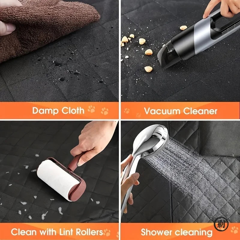 Capa ideal para assento de carro, atualize seus assentos de carro com esta capa de rede para cães à prova d'água e resistente a arranhões!