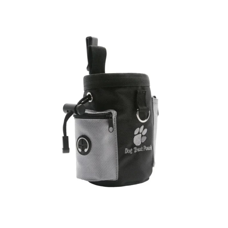 Alimentação portátil ao ar livre pet cão tratar bolsa portátil sacos de treinamento do cão pet lanche recipiente de comida filhote de cachorro lanche recompensa cintura saco