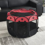 Cercadinho octógono dobrável para animais de estimação, tecido oxford, gaiola removível, lavável, barraca para gatos e caixa de parto para filhotes/gatinhos