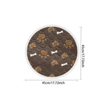 Biai círculo novo tapete antiderrapante para animais de estimação à prova dwaterproof água cão xixi almofada respirável gato esteira lavável pet fralda almofada alta absorvente pet esteira