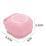 Banheiro filhote de cachorro grande cão gato banho luvas massagem escova macio segurança silicone acessórios para animais de estimação para cães gatos ferramentas mascotas produtos