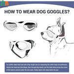 ATUBAN Óculos de sol para cães pequenos, à prova d'água, à prova de vento, proteção UV, óculos de sol para animais de estimação, motocicleta para cachorrinho, gato (VERMELHO)