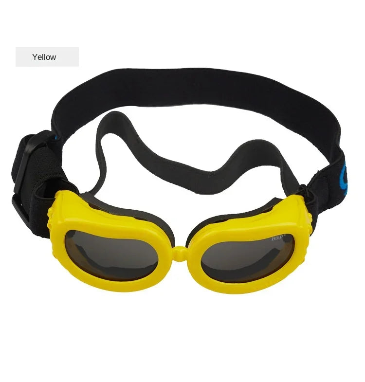Decorações de Natal Óculos De Sol, Proteção UV Goggles, Eye Wear, Alça Ajustável, Impermeável Pet Sungla, Cão Pequeno
