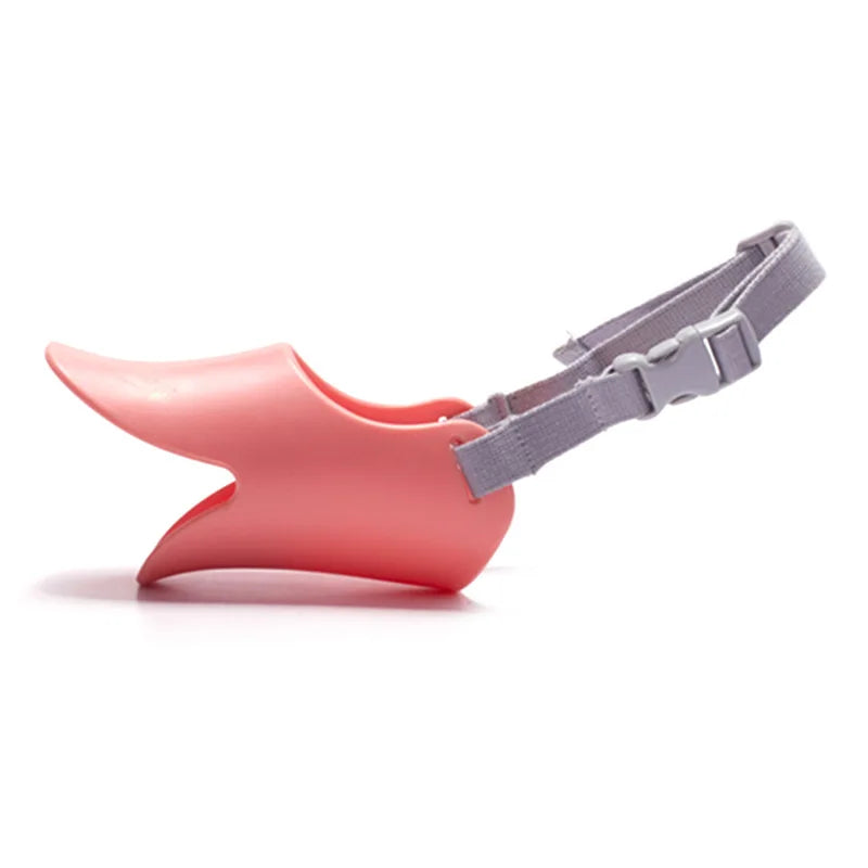 Owo cão de estimação plástico pato capa para animal de estimação anti mordida lambendo parar latir máscara do cão seguro ajustável bocal capa ferramentas para animais de estimação