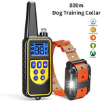 Impermeável choque elétrico Dog Training Collar, som de vibração, colar de casca para cães pequenos, médios, grandes, 1000 pés