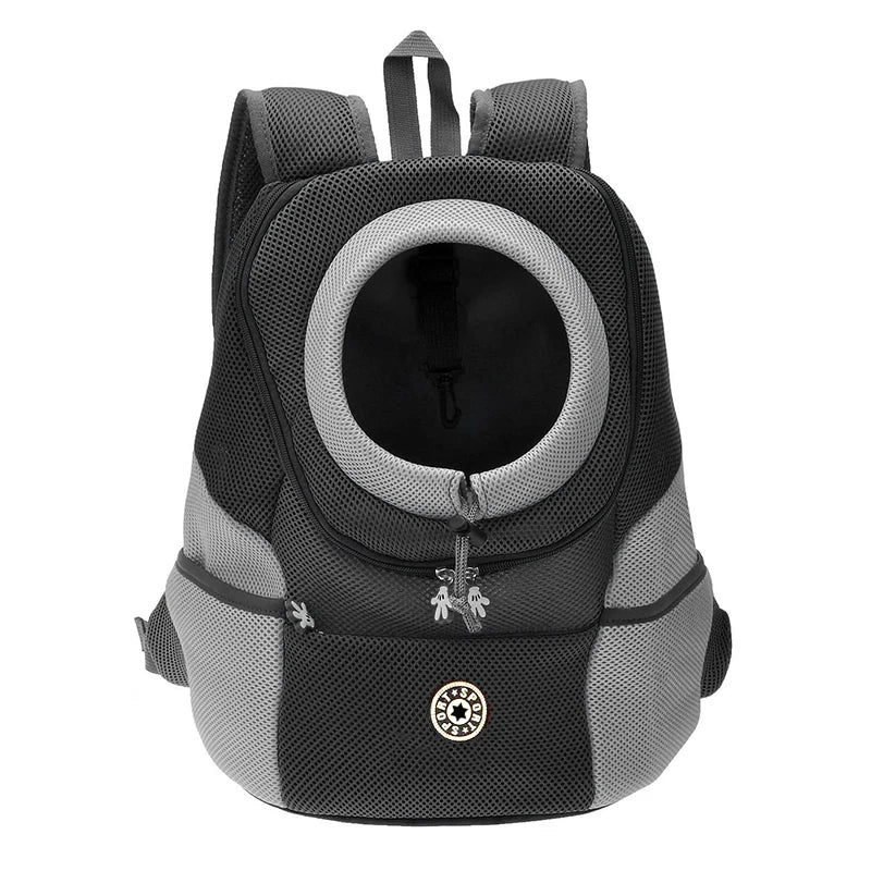 Bolsa portátil de ombro duplo para animais de estimação, bolsa para viagem respirável para cães, bolsa para transportar cães ao ar livre, suprimentos para transportar animais de estimação