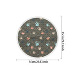 Biai círculo novo tapete antiderrapante para animais de estimação à prova dwaterproof água cão xixi almofada respirável gato esteira lavável pet fralda almofada alta absorvente pet esteira