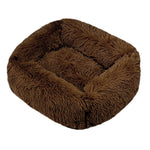 Cama retangular de pelúcia para cachorro, tapete quente de inverno, pequeno, médio e grande, para animais de estimação, canil, filhote de cachorro, sofacama, almofada para gato, animais de estimação, acessórios para sofá