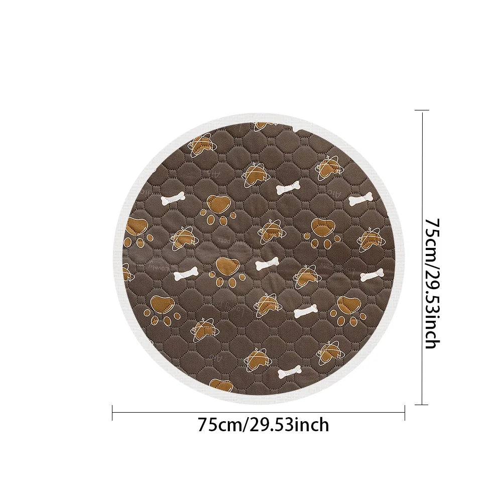 Biai círculo novo tapete antiderrapante para animais de estimação à prova dwaterproof água cão xixi almofada respirável gato esteira lavável pet fralda almofada alta absorvente pet esteira