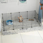 Ferro interior Pet Cerco, pequeno cão isolamento porta, coelho Guardrail, Teddy Fence, cão casa, gato gaiola